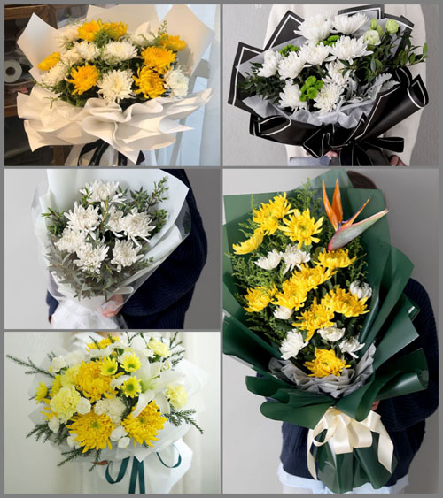 湖北黄冈市黄梅县濯港镇二社区白事花束代送